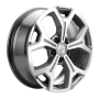 Легковой диск Khomen Wheels KHW1710 6,5x17 5x108 ET33 60,1 Gray-FP