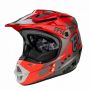 Мотошлем STARKS EF5 Base MX красный/серый глянец XL без визора